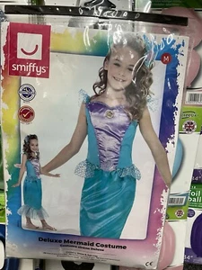 Costume Abito Sirenetta Ragazze Verde Viola Bambini Settimana del Libro delle Fiabe - Foto 1 di 2
