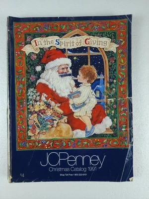 Vintage JCPenney 1991 Christmas Catalog Wish Book Toys Gifts Holiday Nostalgia Foto 1 de 4