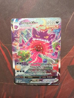 Gengar VMAX (Secreto de Arte Alternativo) 271/264 Swsh08: Fusion Strike Holo Foto 1 de 4