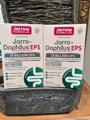 2 Jarrow Formulas Jarro-Dophilus EPS 25 mil millones de UFC 30 cápsulas vegetales 10/25 Foto 1 de 4