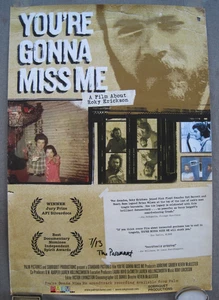 YOU'RE GONNA MISS ME 1-SH 2005 MOVIE POSTER ROKY ERICKSON 13th FLOOR ELEVATORS - Picture 1 of 10