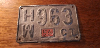 plaque immatriculation américaine Connecticut Usa american license plate - Photo 1/4