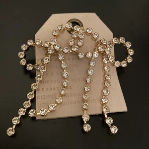 "Pendientes Anthropologie Arcos Estrás Cuelgan 2.5"" X2"" Nueva Joyería de Moda" - Imagen 1 de 4