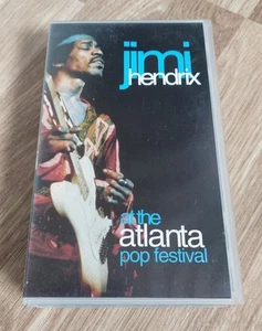 JIMI HENDRIX -AT THE ATLANTA POP FESTIVAL CASSETTE VHS 1992 très bon état - Photo 1/4