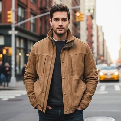 Chaqueta The Territory Ahead Para Hombre Talla M Resistente Rancho Forrada a Cuadros Granero Marrón Foto 1 de 4