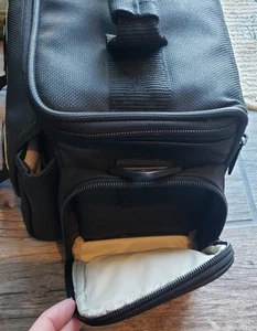 Ambico Classic Black Padded Bag Large Camera / Camcorder Shoulder (No Strap) - Picture 1 of 8