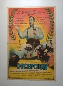 PÓSTER ORIGINAL DE LA PELÍCULA ARGENTINA DE COLECCIÓN TODOS LOS HOMBRES DEL REY Broderick Crawford - Imagen 1 de 7