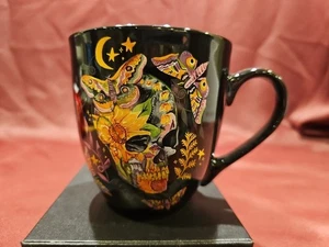 tazza prima design, teschio, luna, falene - Foto 1 di 6