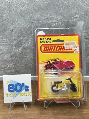 Vintage 1980 Matchbox Lesney Hondarora  Motorcycle  # 18 Yellow - Image 1 of 4