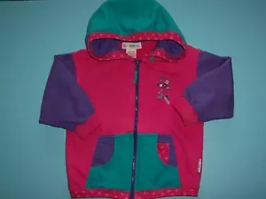 Gymboree DE COLECCIÓN "LÍNEA DESCONOCIDA" PEQUEÑA... SUDADERA CON CAPUCHA...ETIQUETA ARCO IRIS...PRE 1998 - Imagen 1 de 4