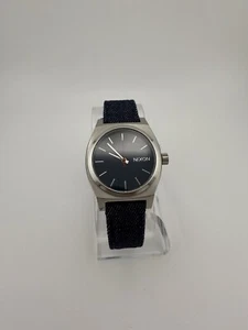 Nixon Medium Time Teller Silber, Indigo & Denim Analoguhr - Bild 1 von 7
