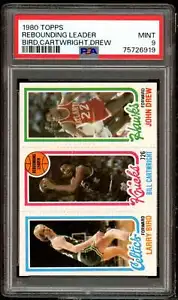 Larry Bird Rookie Card 1980-81 Topps #34 PSA 9 - Picture 1 of 2