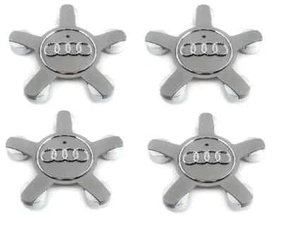 NUEVO AUDI A6 C7 2012-2018 - CUATRO ALEACIONES UNIDAD DE TAPA CENTRAL CON CUBO DE RUEDA 8R0601165 Foto 1 de 4