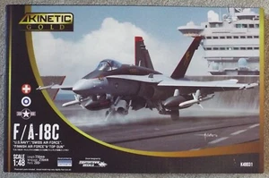 1/48 F/A-18C US Navy, Swiss & Finnish Air Force Kinetic Gold #K48031 Sealed MISB - Picture 1 of 12