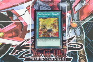 Yugioh Spell Card Fire Formation - Tenki FIGA-EN028 1st Ed Secret Rare - Bild 1 von 2