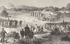 SENEGAL. Senegambia. Szturm, Fort of Dina 1880 stary antyczny obraz drukowany