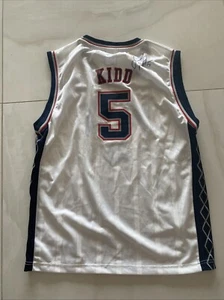 Jason Kidd NBA Nets Autographed Basketball Jersey - Youth XL - Picture 1 of 3