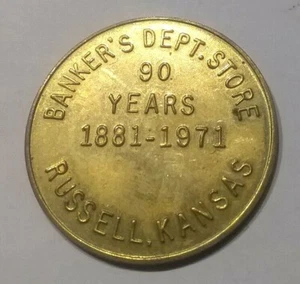 (Pgasteelers1) Kansas, Russell 1971 Bankier's Dept. Laden/Gut für 50 CT in Merch - Bild 1 von 2
