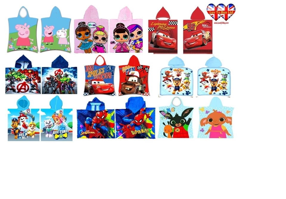 Poncho Towel Kids Hooded Poncho Towel Children's Poncho Towel, Official Licensed - Image 1 of 1