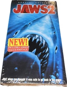 Jaws 2 VHS 2001 Special Edition Universal Roy Scheider Water Mark-READ DESC - Picture 1 of 13