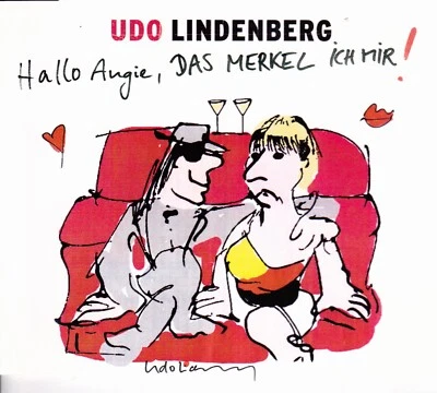 UDO LINDENBERG - Hallo Angie, das MERKEL ich mir -   4 Track CD Single RARITÄT - Bild 1 von 3