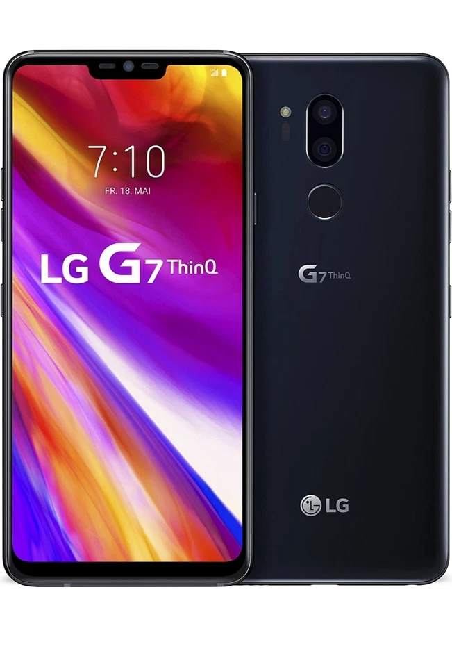 LG G7 THINQ 64 GB Black  smartphone Nuovo SIGILLATO GARANZIA ITALIA 24 mesi - Immagine 1 di 1