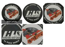 1998 OPENING NIGHT CINCINNATI CYCLONES VINTAGE OFFICIAL IHL HOCKEY PUCK 🇨🇦