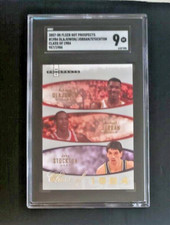 2007-08 FLEER HOT PROSPECTS #1984 STOCKTON/OLAJUWON/ JORDAN/SERIAL#/1984 SGC 9MT
