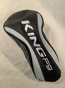 COBRA KING F9 SPEEDBACK DRIVER HEADCOVER Black Golf Head Cover Very Good Cond - Picture 1 of 10