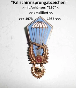 " Fallschirmsprungabzeichen der NVA    150    Anhänger   " NVA der DDR - Bild 1 von 2