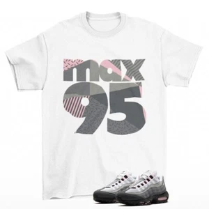 Classic 95 Shirt White to Match Air Max 95 OG Pink Foam HJ5996-001 - Picture 1 of 2