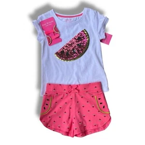 NWT Isaac Mizrahi Girls 3-Piece Summer Outfit Kids Size 4 - Picture 1 of 12
