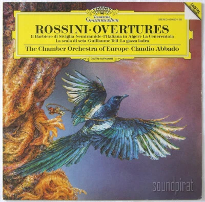 CLAUDIO ABBADO ROSSINI OVERTURES DGG 1991 ED.1 DIGITAL 431653-1 NM - Image 1 of 3