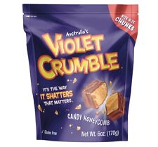 Lot of 4 Packs of Violet Crumble Chocolate Candy  (4 X 170g bags) Australian