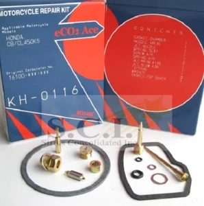 HONDA CB450 CL450 KEYSTER CARBURETOR CARB REBUILD REPAIR KITS 1972 - 1974 x 2 - Picture 1 of 9