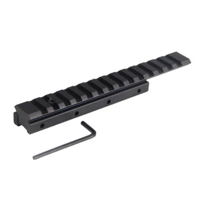 11mm to 20mm Rifle Scope Mount Dovetail Extend Picatinny Rail Adapter 155mm - Image 1 of 4
