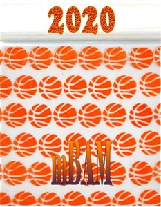 100 PACK 2020 BASKETBALLS SLAM DUNK APPLE ZIP Baggies 2.0x2.0" - Picture 1 of 11