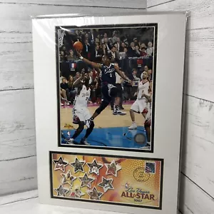 2007 USPS NBA All Star Game Matted Photo 12”x16” Dwayne Wade Kobe Bryant Shaq - Picture 1 of 12