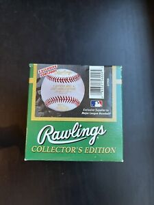 NEW & SEALED 2001 World Series Rawlings ROMLB Baseball Logo #1 Sealed In Box