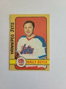 1972-73 O-Pee-Chee OPC #308 Wally Boyer Winnipeg Jets - P