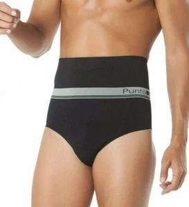 Punto Blanco Brief Xculpt Control Slip Waist Reduction Briefs Black 3037 29A - Picture 1 of 3
