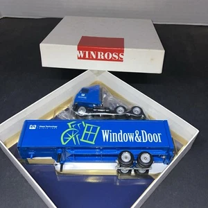 Remolque tractor PPG ventana y puerta 1998 camión Winross fundido a presión - Imagen 1 de 11