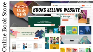 Book Selling Website | Ready-to-Use Online Bookstore | E-Commerce Bookstore - Picture 1 of 8