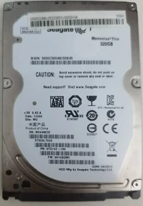 HARD DISK 2,5" SEAGATE MOMENTUS THIN 320GB ST320LT020 - Afbeelding 1 van 3