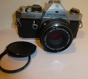 CLEAN PENTAX MX 35mm SLR with SMC-M 50mm F1.7 LENS in WORKING ORDER (426) - Picture 1 of 12