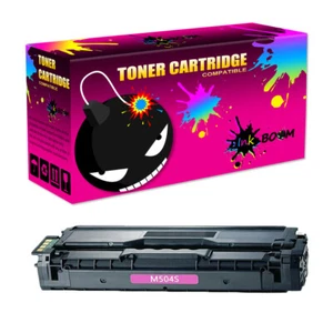 1 Magenta Toner Cartridge for Samsung CLT-K504S CLP-415N CLP-415NW CLX-4195FW - Picture 1 of 1
