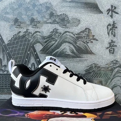 DC SHOES Slayer Band Zeichen Gemeinsam Stickerei Skateboard Schuhe Straße Freizeitschuhe