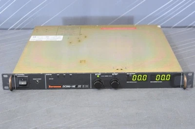 Fuente de alimentación Sorensen DCS60-18E/M9C DC, 60 V, 18 A, 1000 W, programable Foto 1 de 4