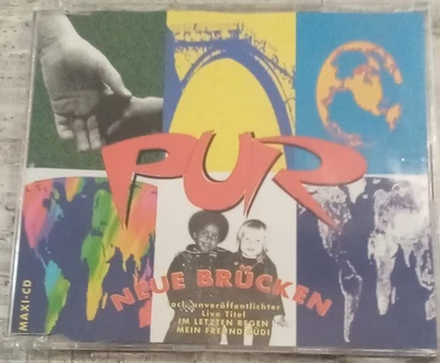 Pur - Neue Brücken - 3 Track Maxi CD - 1994 - mit 2 Live Tracks! - Bild 1 von 4