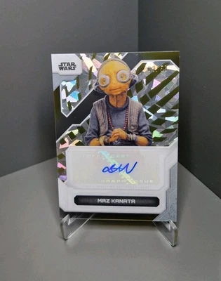 Topps Star Wars Auto High Tek 2024 Maz Kanata /50 Gold A-LN Lupita Nyong'o - Image 1 of 3